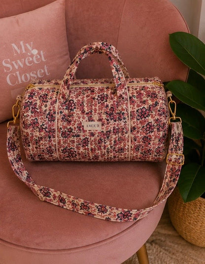 Sac matelassé fleuri Amour My Sweet Closet