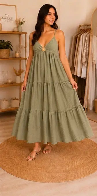 Robe longue bijou soleil - Taille unique (34 à 42) My Sweet Closet