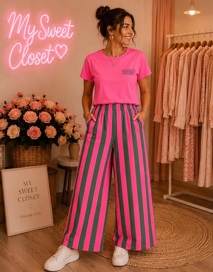 T-shirt rose fluo Amalfi Coast My Sweet Closet
